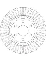 TRW DF6416 Тормозной диск