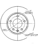 Patron PBD1614 Тормозной диск передний