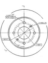 Patron PBD2592 Тормозной диск задний