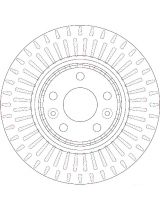 TRW DF6208S Тормозной диск