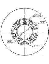 Patron PBD1577 Тормозной диск передний