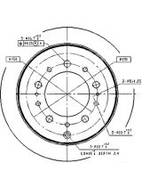 Patron PBD4483 Тормозной диск задний