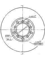 Patron PBD1573 Тормозной диск передний