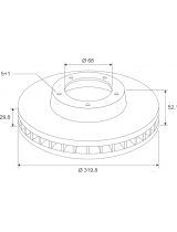 Valeo 197824 Тормозной диск