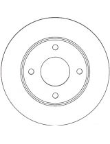 TRW DF4457 Тормозной диск передний