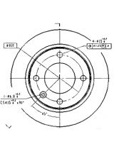 Patron PBD1122 Тормозной диск задний