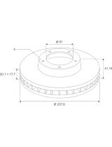 Valeo 297229 Тормозной диск