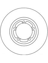 TRW DF4102 Тормозной диск
