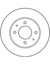 TRW DF4158 Тормозной диск