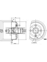 Patron PDR1529 Тормозной барабан