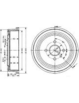 Stellox 60253614SX Тормозной барабан