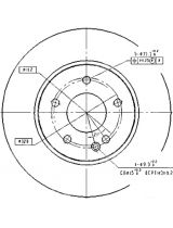 Patron PBD2779 Тормозной диск передний