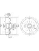 Patron PDR1057 Тормозной барабан