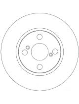 TRW DF4403 Тормозной диск