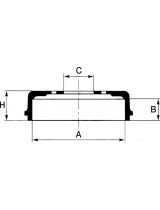 AP 7D0639 Тормозной барабан
