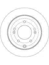 TRW DF7819 Тормозной диск