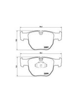 BREMBO P44012 Колодки дисковые передние
