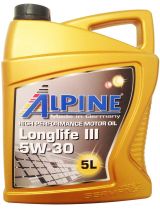 Моторное масло ALPINE 0100282 Longlife III 5W-30 5л