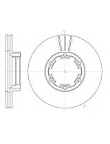 REMSA 623410 Тормозной диск