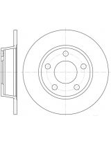 REMSA 672300 Тормозной диск