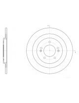 REMSA 6143700 Тормозной диск