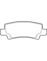 Valeo 301680 Колодки дисковые задние