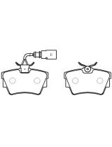 HSB HP9554 Колодки дисковые