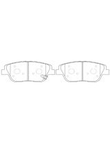 NiBK PN0536 Колодки дисковые