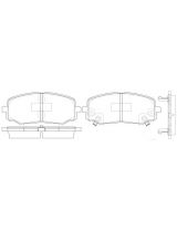 NiBK PN0448 Колодки дисковые