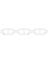 NiBK PN0388 Колодки дисковые