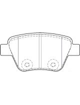 Valeo 302134 Колодки дисковые задние