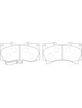 NiBK PN0498 Колодки дисковые