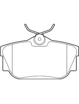 Valeo 301546 Колодки дисковые задние