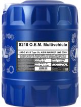 Трансмиссионное масло MANNOL MN8218-20 8218 ATF Multivehicle O.E.M. JWS 3309 20л