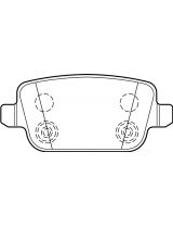 Valeo 301935 Колодки дисковые задние