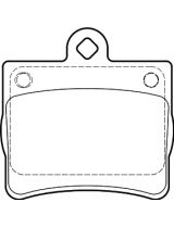 Valeo 301763 Колодки дисковые задние