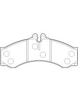 Valeo 302089 Колодки дисковые задние