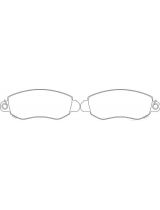 NiBK PN0164 Колодки дисковые