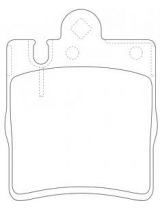 NiBK PN0126 Колодки дисковые