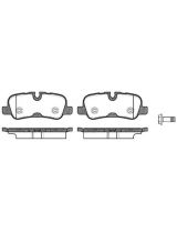 REMSA 1159.10 Колодки дисковые 4 шт