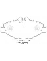 NiBK PN0342W Колодки дисковые