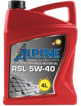 Моторное масло ALPINE 0100148 RSL 5W-40 4л