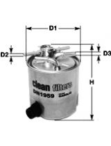 Clean Filters DN1943 Фильтр топливный