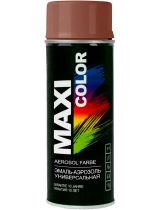 MAXI COLOR 8024MX Эмаль-аэрозоль универсальная RAL8024 бежево-коричневая 400мл