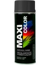 MAXI COLOR 9011MX Эмаль-аэрозоль универсальная RAL9011 графитно-черная 400мл