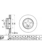 ATE 24.0124-0251.2 Тормозной диск
