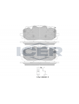 ICER 182254 Колодки дисковые