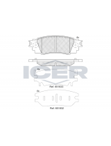 ICER 182262 Колодки дисковые