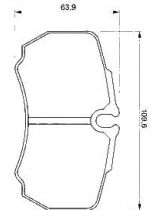 BOSCH 0 986 424 750 Колодки дисковые