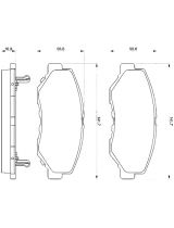 BOSCH 0 986 424 809 Колодки дисковые